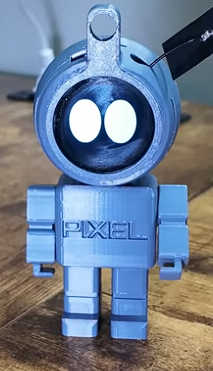 OmniBot front view with expressive eyes