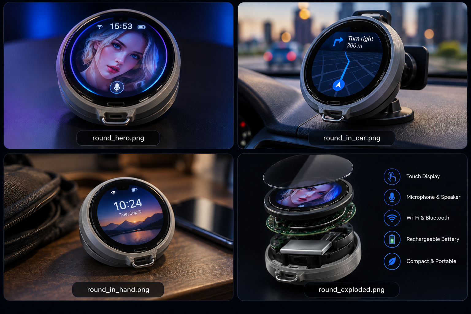 Round AI Companion custom companion view